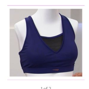 Copper fit pro compressive sports bra w mesh Nwt